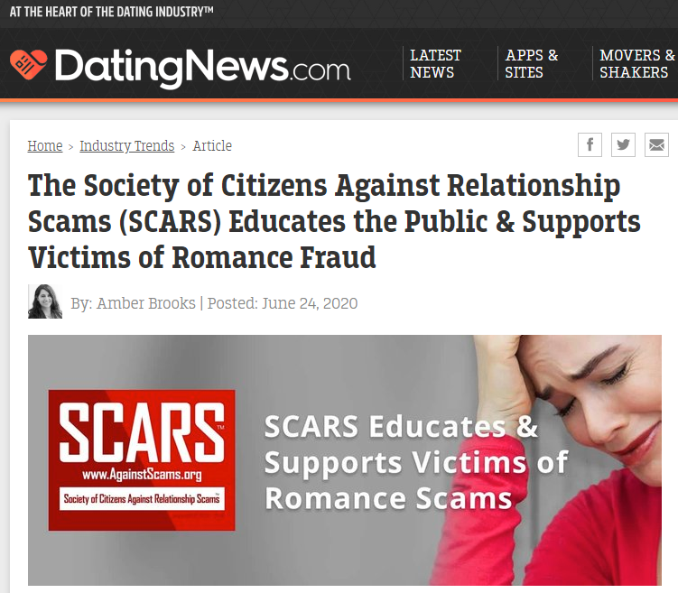 “The Scoop on SCARS” from DatingNews.com